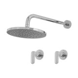 Mezclador para ducha 2manecillas cromado maia