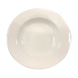 Bowl de cerámica para pasta blanco