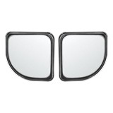 Espejo retrovisor cromo punto ciego para carro 2 x 2 pulg (5.08 x 5.08 cm)