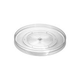 Tornamesa de plastico 27.9 cm transparente linus