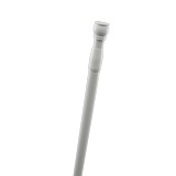 Tubo para cortina de baño 87- 150 cm blanco