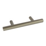 Haladera 64 mm acero inox satinado solida