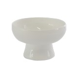 Bowl plástico 250ml blanco con base