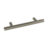 Haladera hueca acero inox  satinado 96 mm