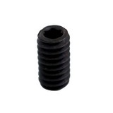 Prisionero allen rosca ordinaria negro 1/4x1/2 pulg (6.35 mm x 12.70 mm)