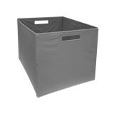 CAJA ORGANIZADORA DE TELA GRIS 345-39632612