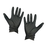 Disposable nitrile gloves l s/100 black