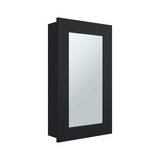 Gabinete para baño con espejo negro