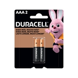 Bateria alcalina 2 aaa duracell