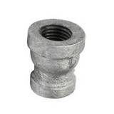 Reductor campana de hierro galvanizado 1/4 a 1/8 in