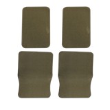 Alfombra para carro de felpa universal - set de 4 unidades
