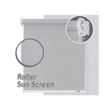 Cortina roller sun screen 110x220cm gris piedra
