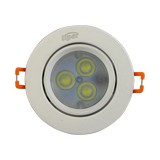 Panel led redondo 3 w luz fria 100-240 vac