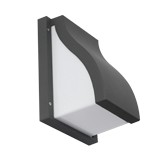 Lampara para exterior led a la pared 15 w luz amarilla