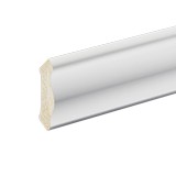 Moldura pvc 2.1/8x7/16 pulg crown blanco