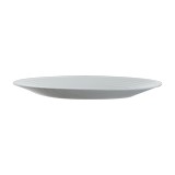 Plato blanco de ceramica redondo 19 cm