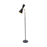 LAMPARA DE PISO 1L NEGRO AMTE 152003F-1MBK/GD