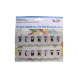 Organizador plastico para pastillas