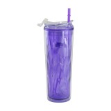 VASO 20OZ DOBLE PARED MORADO 23239