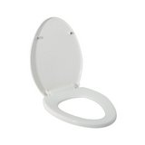 Asiento elongado para inodoro blanco