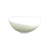 Bowl de cerámica ovalado blanco