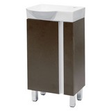 Gabinete barra aluminio con lavamanos wengue 40x29.5x82cm k2043 2