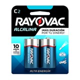Bateria alcalina 2c rayovac 8142
