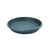 Plato redondo terra 26 cms antracita plastiken 7426