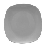 Plato de ceramica cuadrado 7.5 pulg blanco