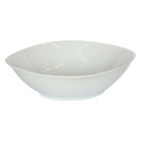 Bowl de ceramica cuadrado 9 pulg blanco
