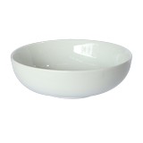 Bowl de ceramica redondo 7 pulg blanco