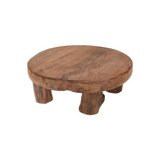 Mini mesa de madera 20x7 cm natural teka