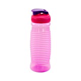 Botella plástica 23 oz fucsia