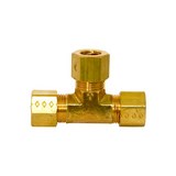 Tee de bronce compresión 3/8 pulg