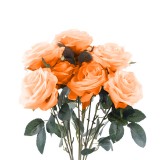 Ramo de rosas decorativas artificiales