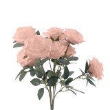 Ramo de rosas blancas decorativas artificiales