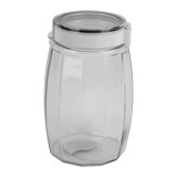 Deposito de vidrio 1.8lt canister con tapa