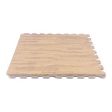 Piso entrelazable foamy madera 60x60 cm 4 piezas  mh-543