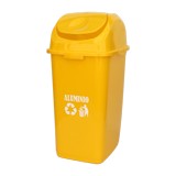 Basurero plastico para reciclar alumino 50 l