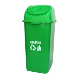 Basurero plastico para reciclar organico 50 l