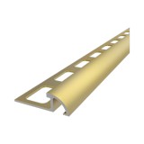 MOLDURA DE ALUMINIO PARA CERÁMICA 10 mm DORADO MATE