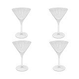 Copa de vidrio para martini 4 piezas