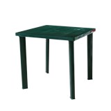 Mesa plastica cuadrada verde