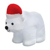INFLABLE OSO POLAR CON LUZ LED 6.5' SZ19115-7