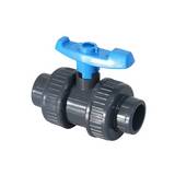 Valvula pvc bola 1/2 pulg(12.70 mm)tecnoplastic 22a lisa