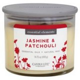 Vela en jarra 14.75 oz jasmin y pachuli