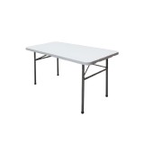 Mesa plastica plegable no articulada 4 pies