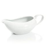 Salsero de ceramica 17 oz blanco