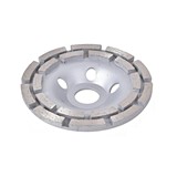 Copa diamantada para concreto 4.1/2 pulg doble hilera