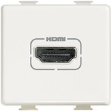 Conector hdmi 2 módulos matix blanco